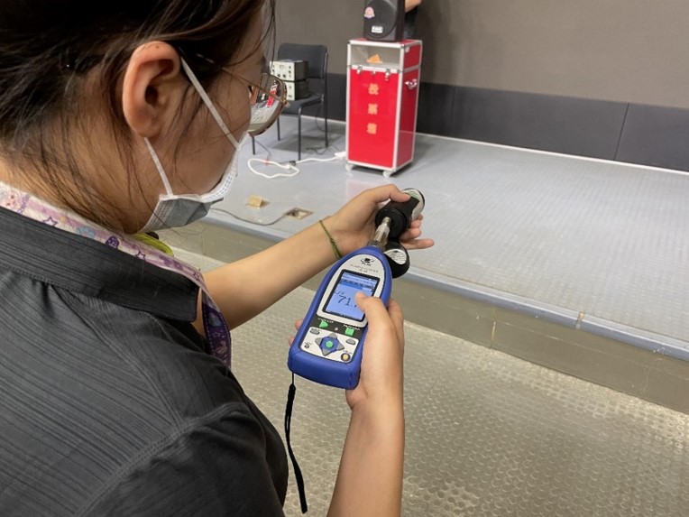 声学检测现场