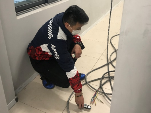 建筑节能检测现场